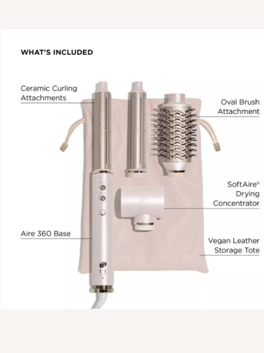 T3 Aire 360 Ceramic Dual Voltage Air Styler Blowout Kit - BRAND NEW IN BOX